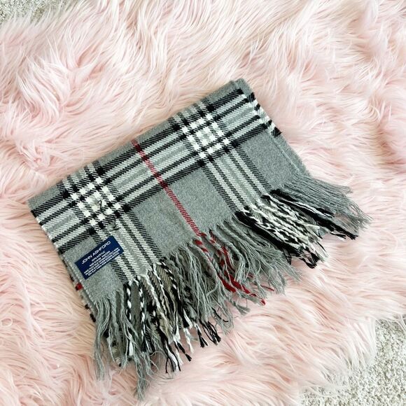 John Ashford plaid scarf  - Picture 1 of 4
